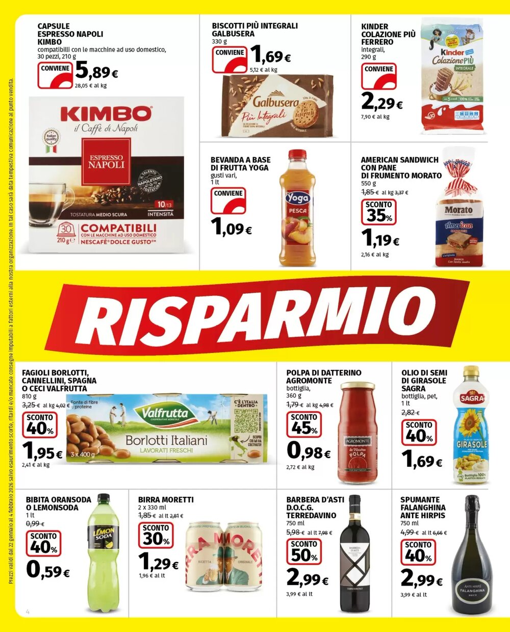 Volantino promozionale Coop Superstore  valide dal 22/01/2026 - Pagina 4.