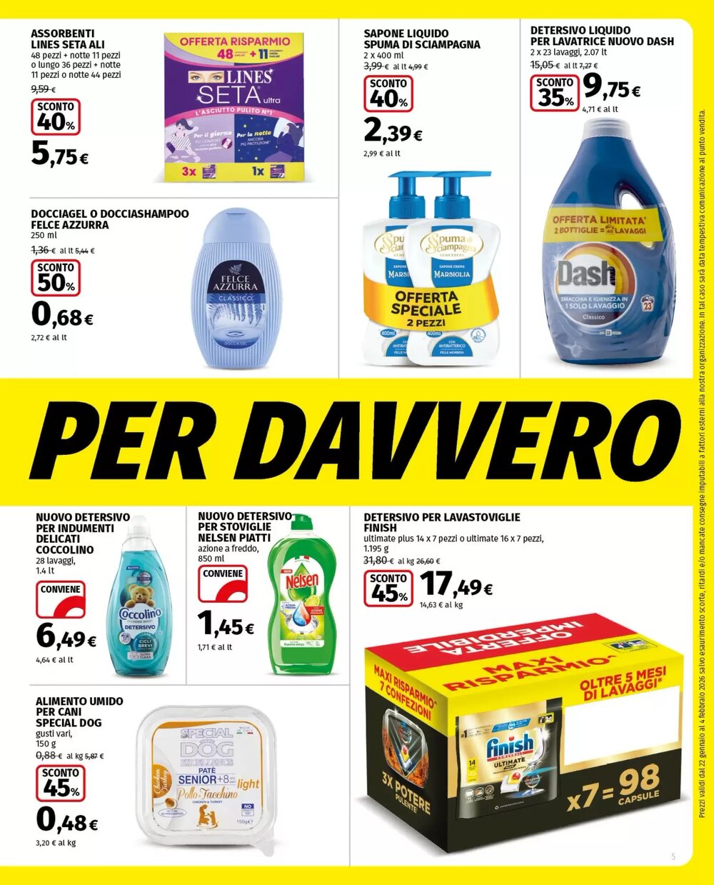 Volantino promozionale Coop Superstore  valide dal 22/01/2026 - Pagina 5.