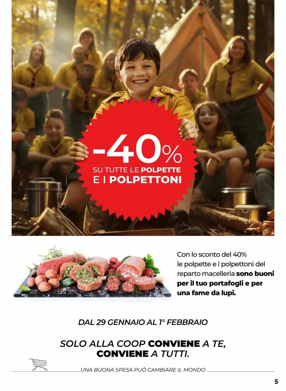 Volantino promozionale Coop  valide dal 22/01/2026 - Pagina 5.