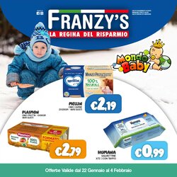 Volantino promozionale Franzy's  valide dal 22/01/2026
