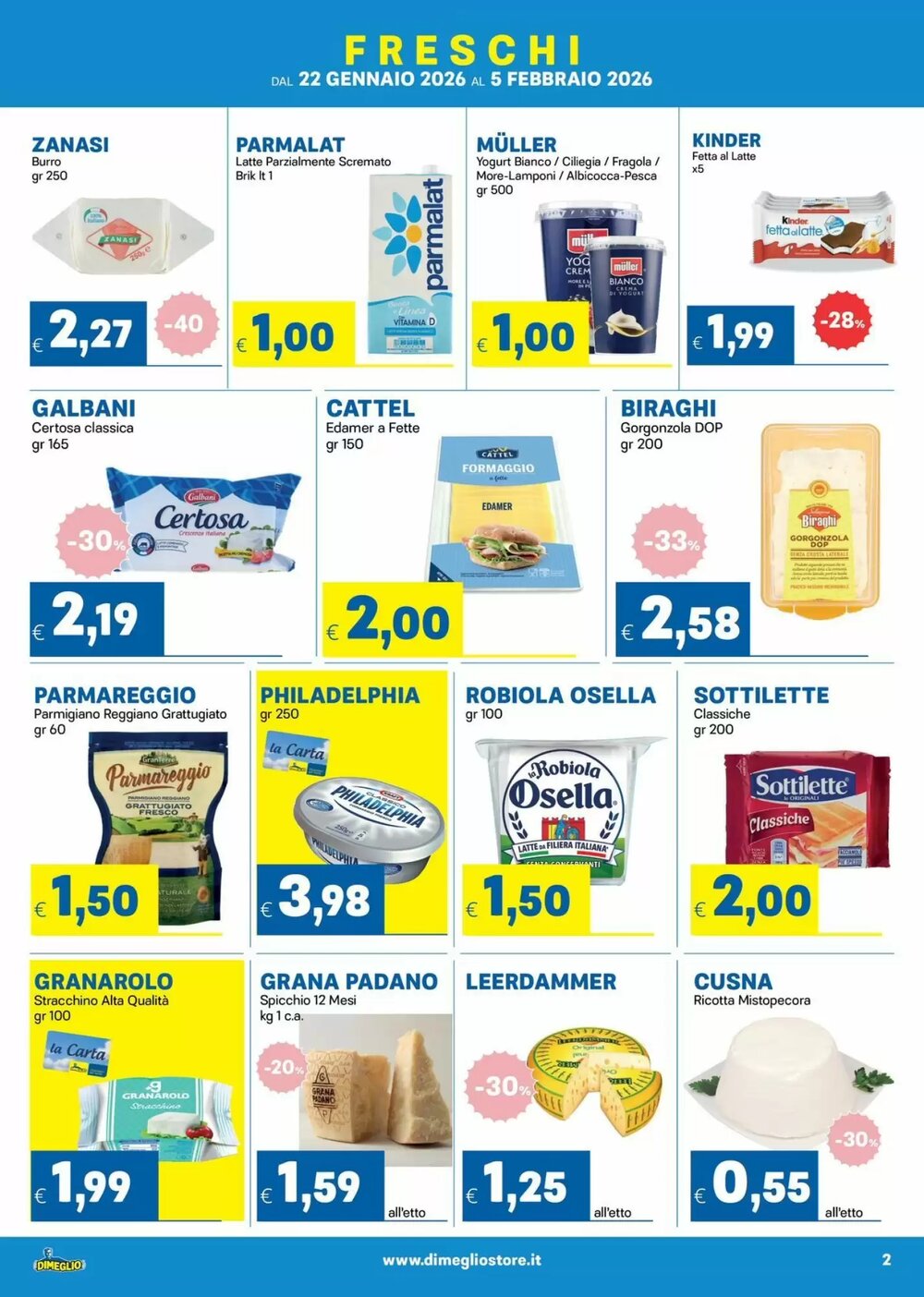 Volantino promozionale DiMeglio  valide dal 22/01/2026 - Pagina 2.
