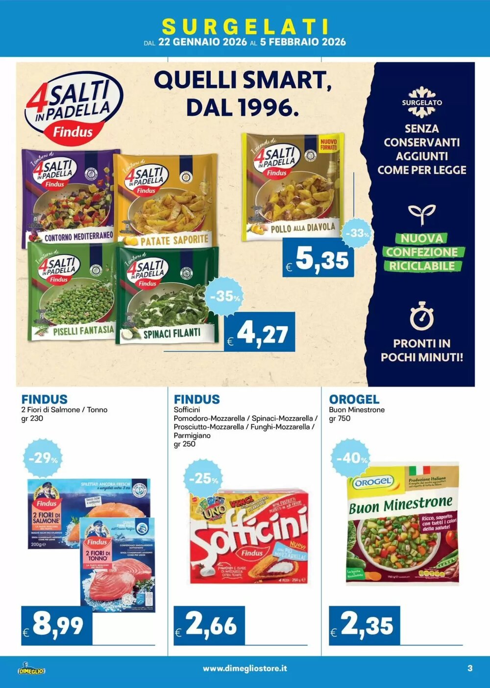 Volantino promozionale DiMeglio  valide dal 22/01/2026 - Pagina 3.