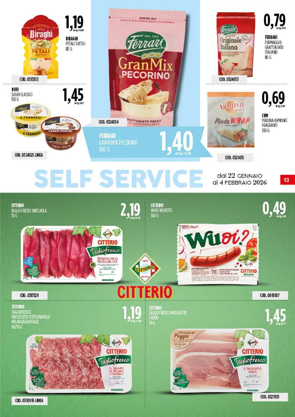 Volantino promozionale Carico Cash & Carry  valide dal 22/01/2026 - Pagina 13.