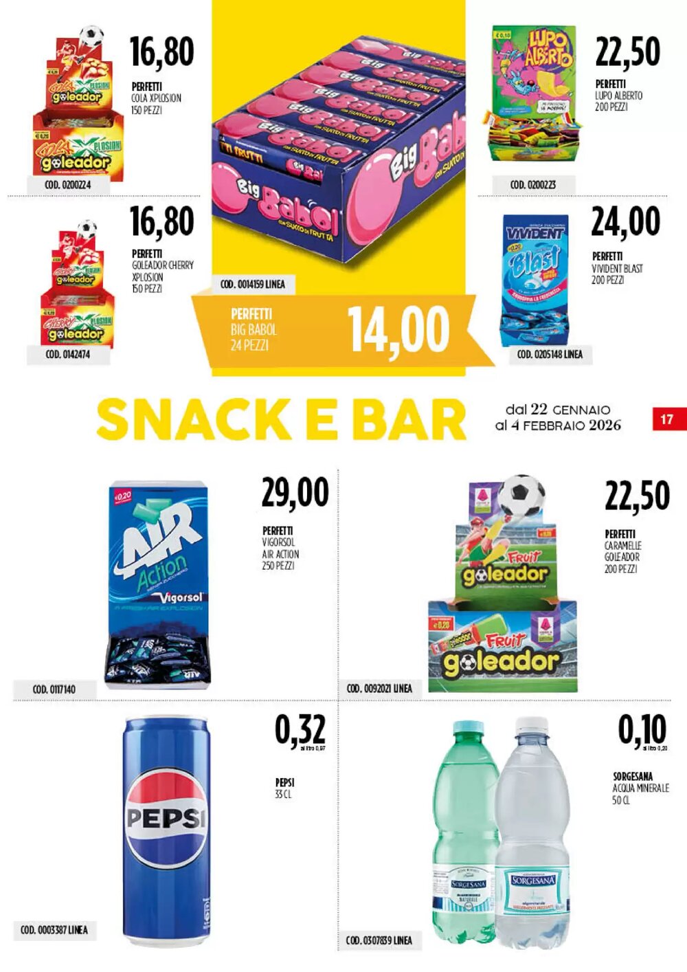 Volantino promozionale Carico Cash & Carry  valide dal 22/01/2026 - Pagina 17.