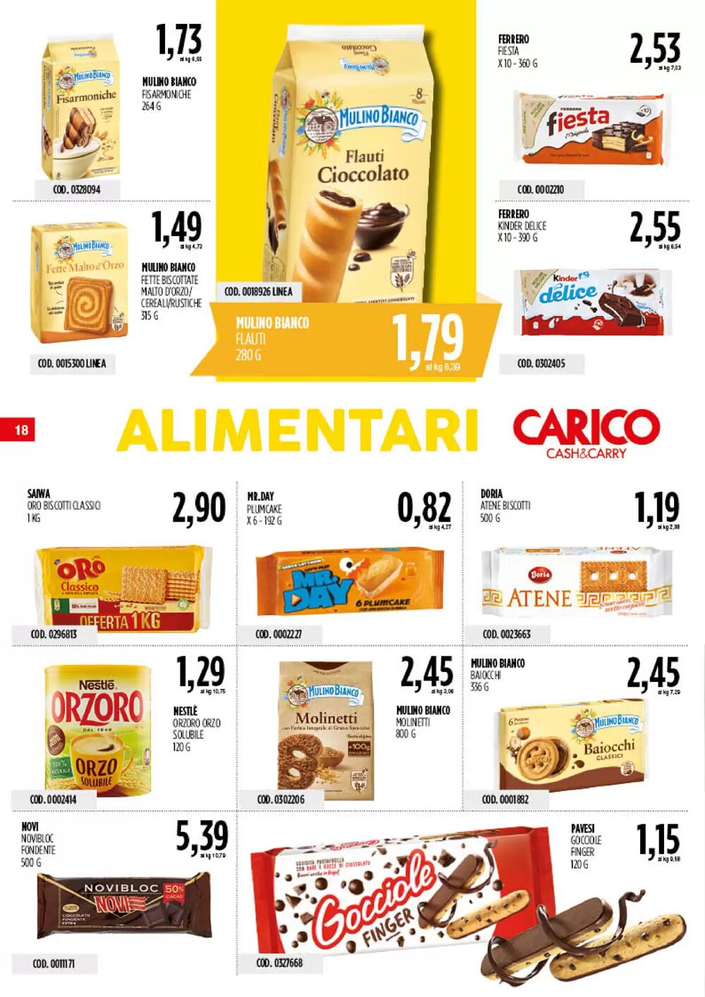 Volantino promozionale Carico Cash & Carry  valide dal 22/01/2026 - Pagina 18.