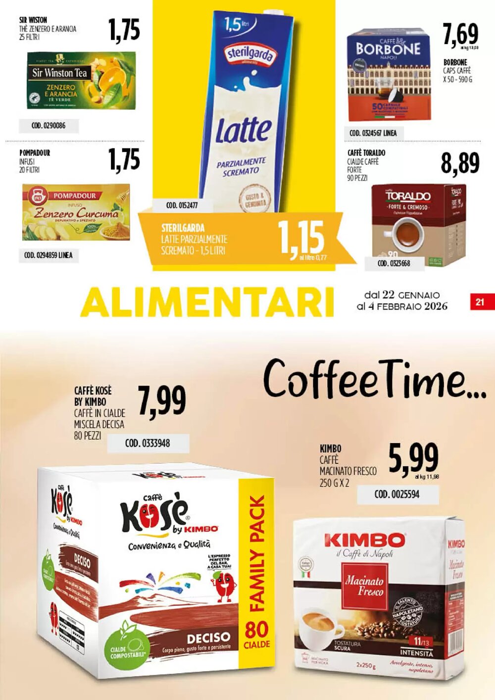 Volantino promozionale Carico Cash & Carry  valide dal 22/01/2026 - Pagina 21.