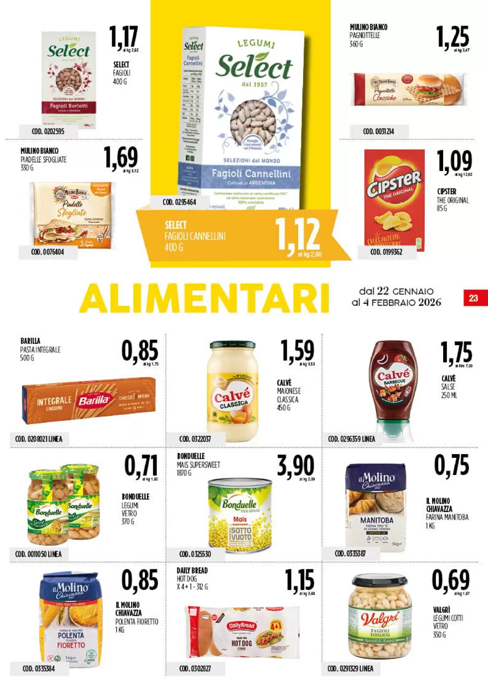 Volantino promozionale Carico Cash & Carry  valide dal 22/01/2026 - Pagina 23.
