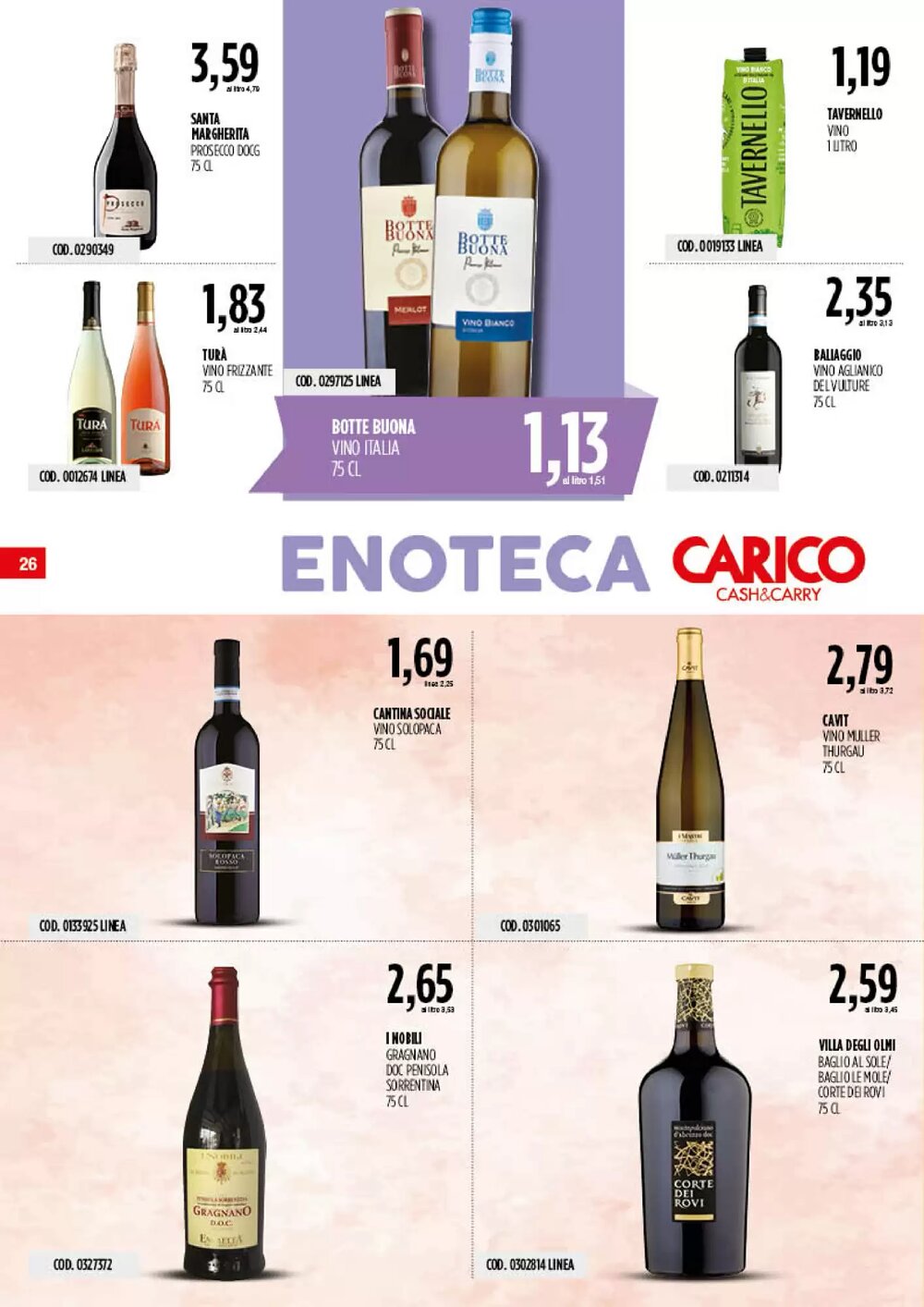 Volantino promozionale Carico Cash & Carry  valide dal 22/01/2026 - Pagina 26.