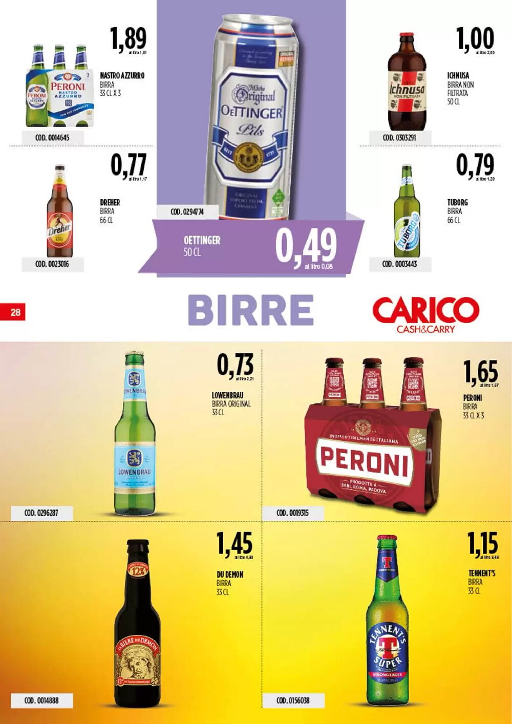 Volantino promozionale Carico Cash & Carry  valide dal 22/01/2026 - Pagina 28.