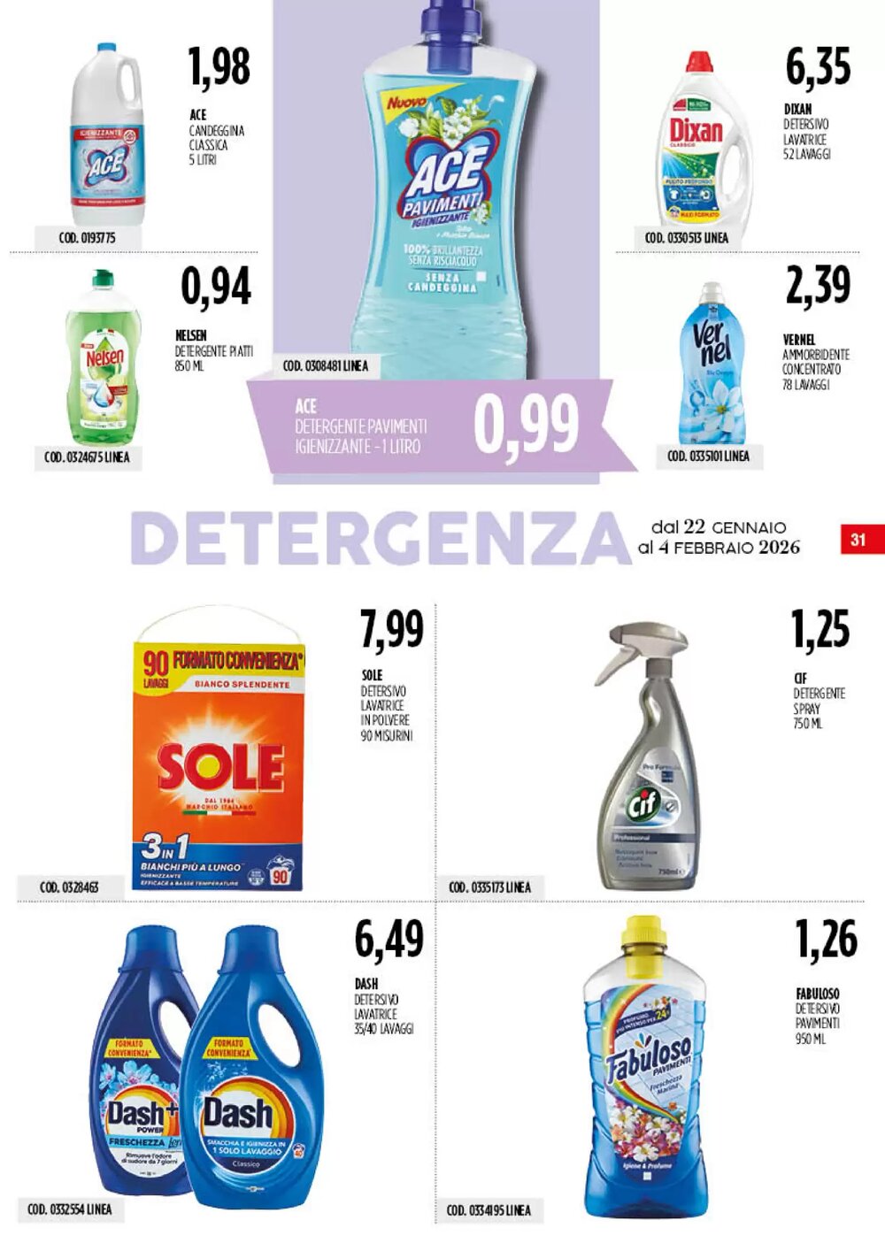 Volantino promozionale Carico Cash & Carry  valide dal 22/01/2026 - Pagina 31.