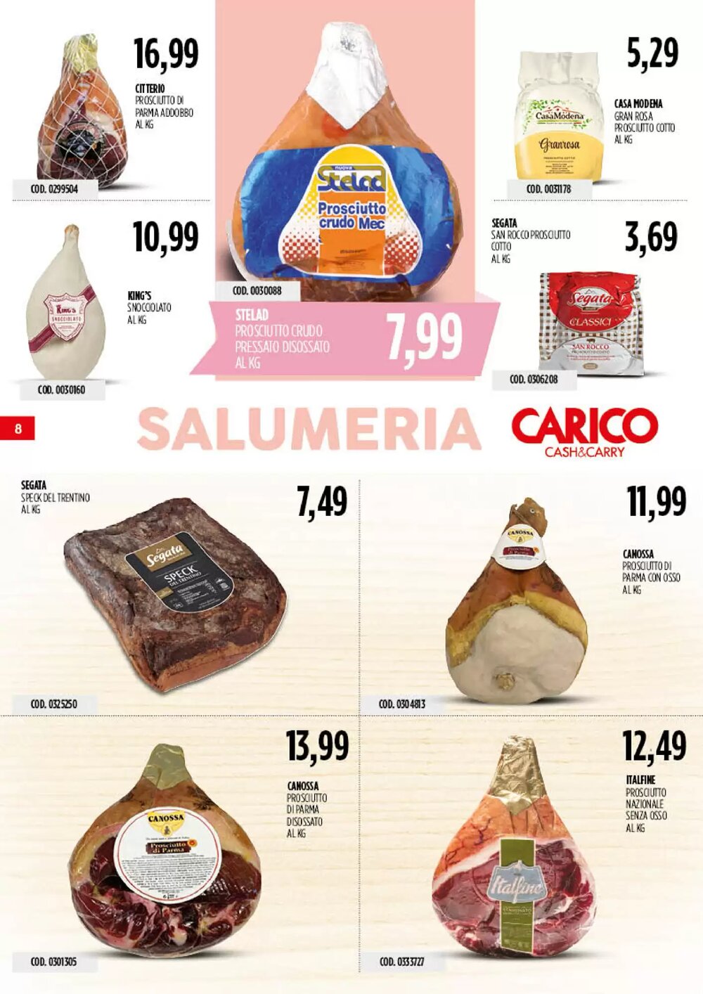 Volantino promozionale Carico Cash & Carry  valide dal 22/01/2026 - Pagina 8.