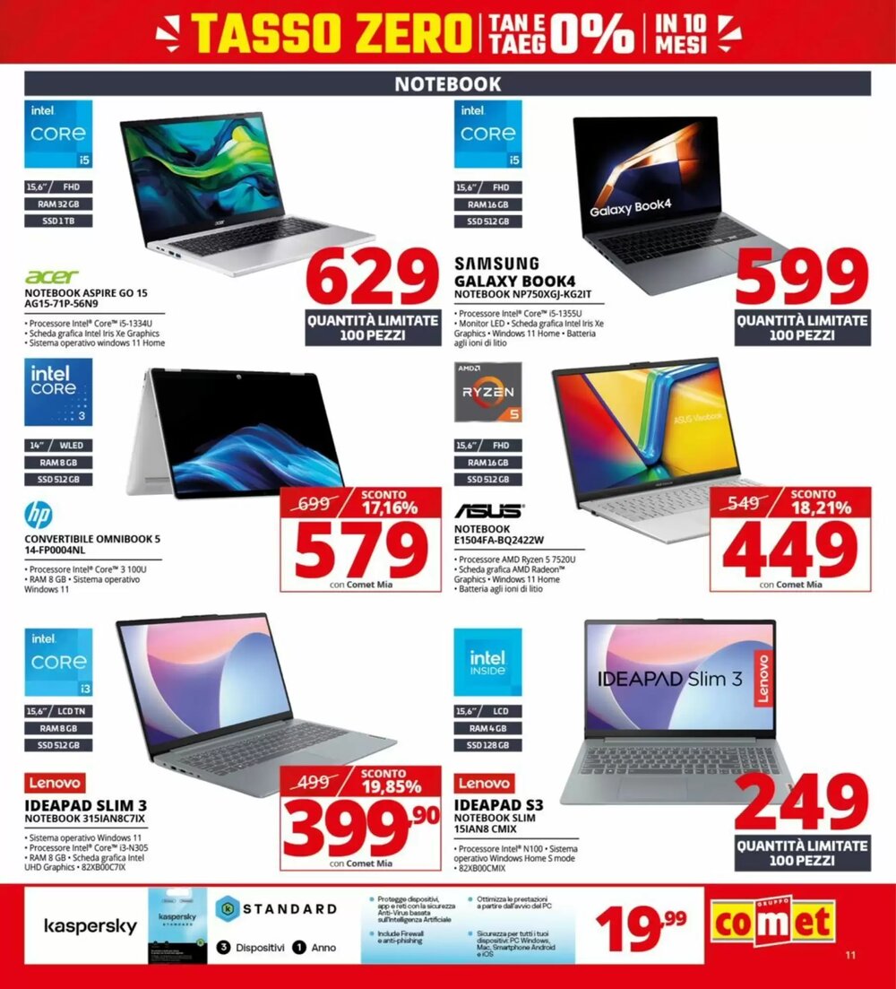 Volantino promozionale Comet  valide dal 22/01/2026 - Pagina 11.