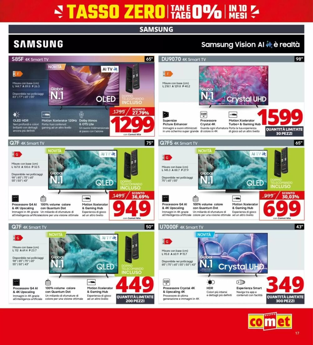 Volantino promozionale Comet  valide dal 22/01/2026 - Pagina 17.