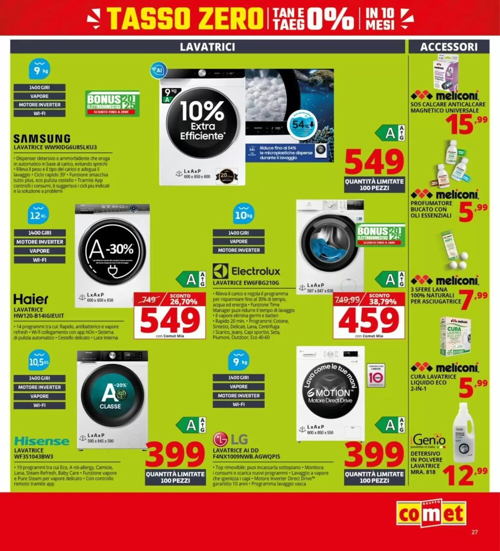 Volantino promozionale Comet  valide dal 22/01/2026 - Pagina 27.