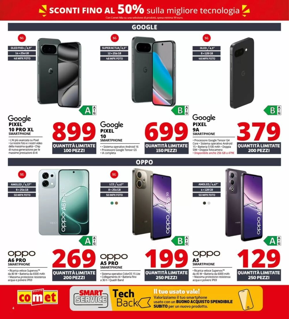 Volantino promozionale Comet  valide dal 22/01/2026 - Pagina 4.