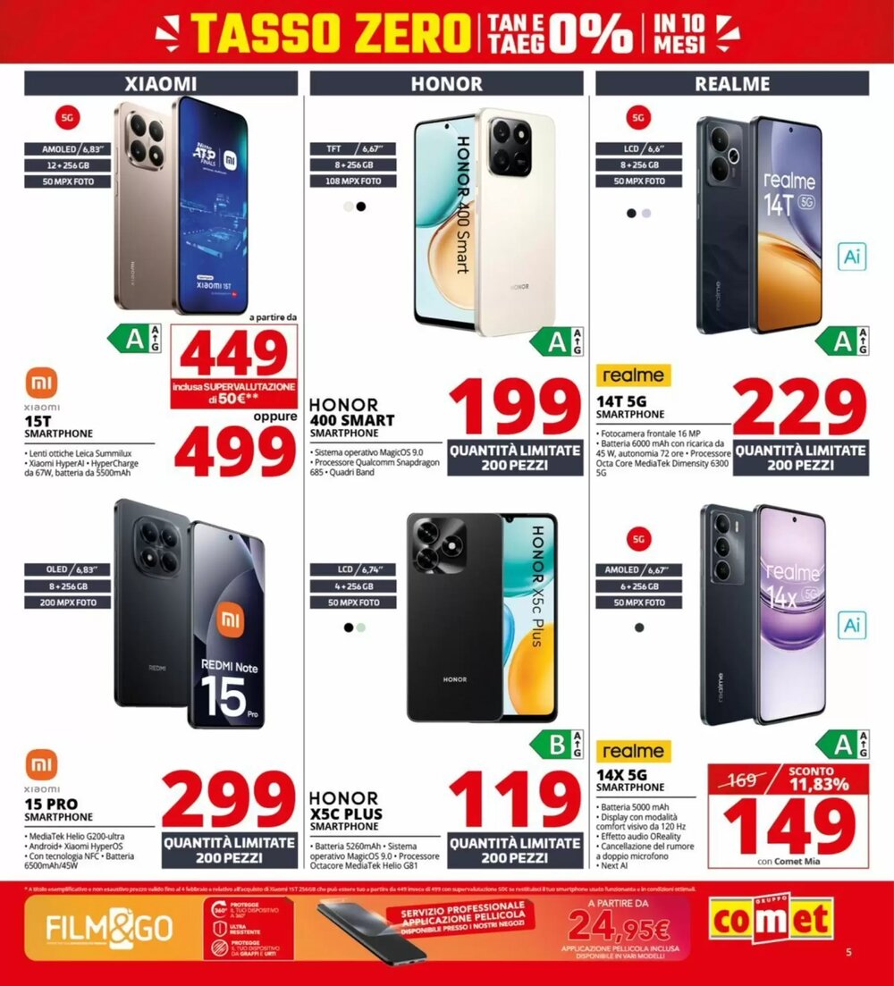 Volantino promozionale Comet  valide dal 22/01/2026 - Pagina 5.