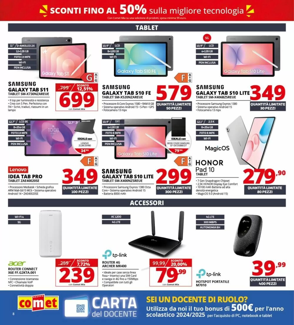 Volantino promozionale Comet  valide dal 22/01/2026 - Pagina 8.