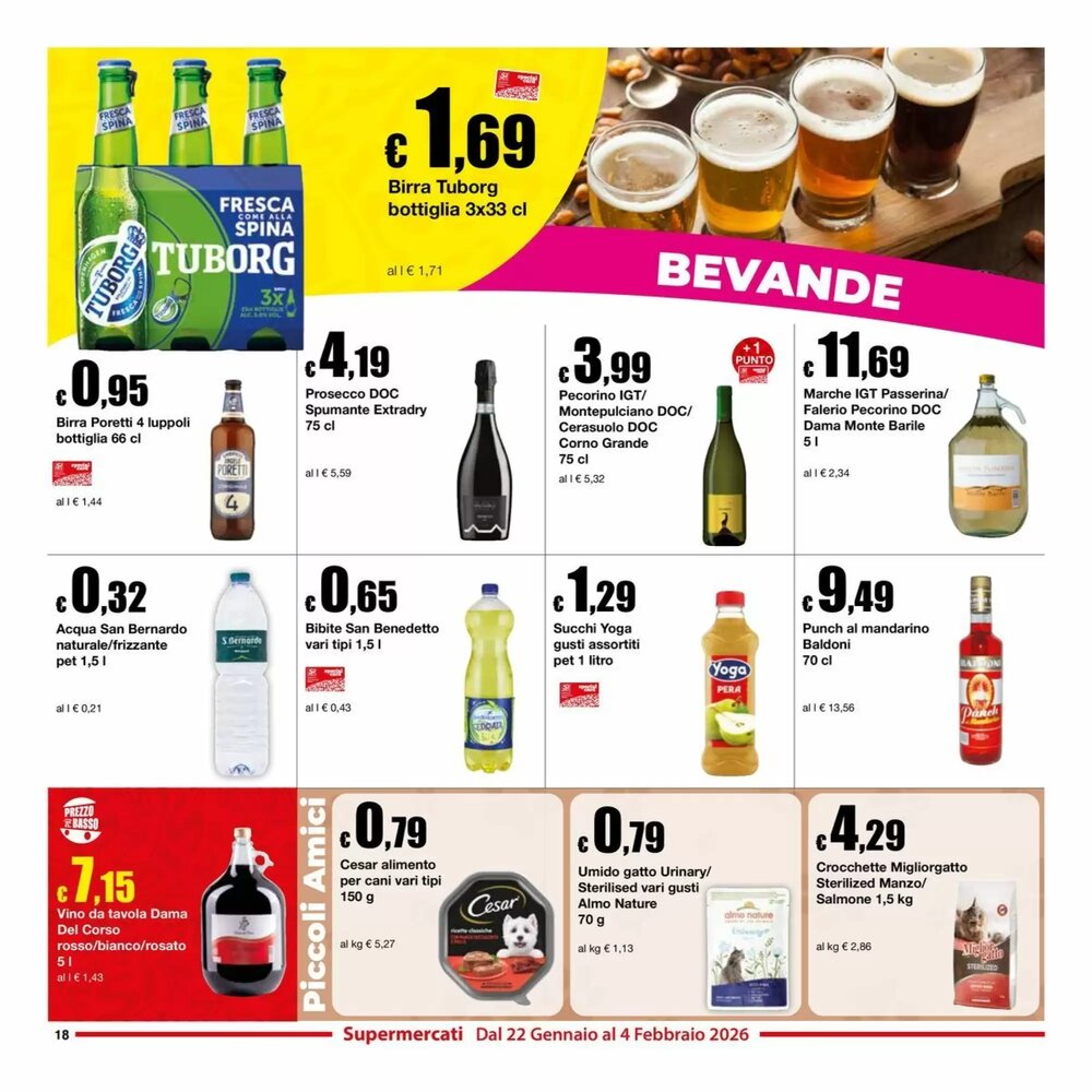Volantino promozionale Sì con te  valide dal 22/01/2026 - Pagina 18.