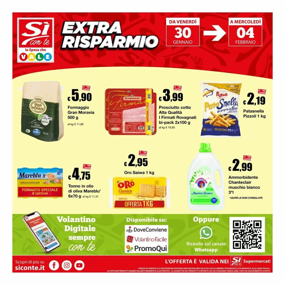 Volantino promozionale Sì con te  valide dal 22/01/2026 - Pagina 20.