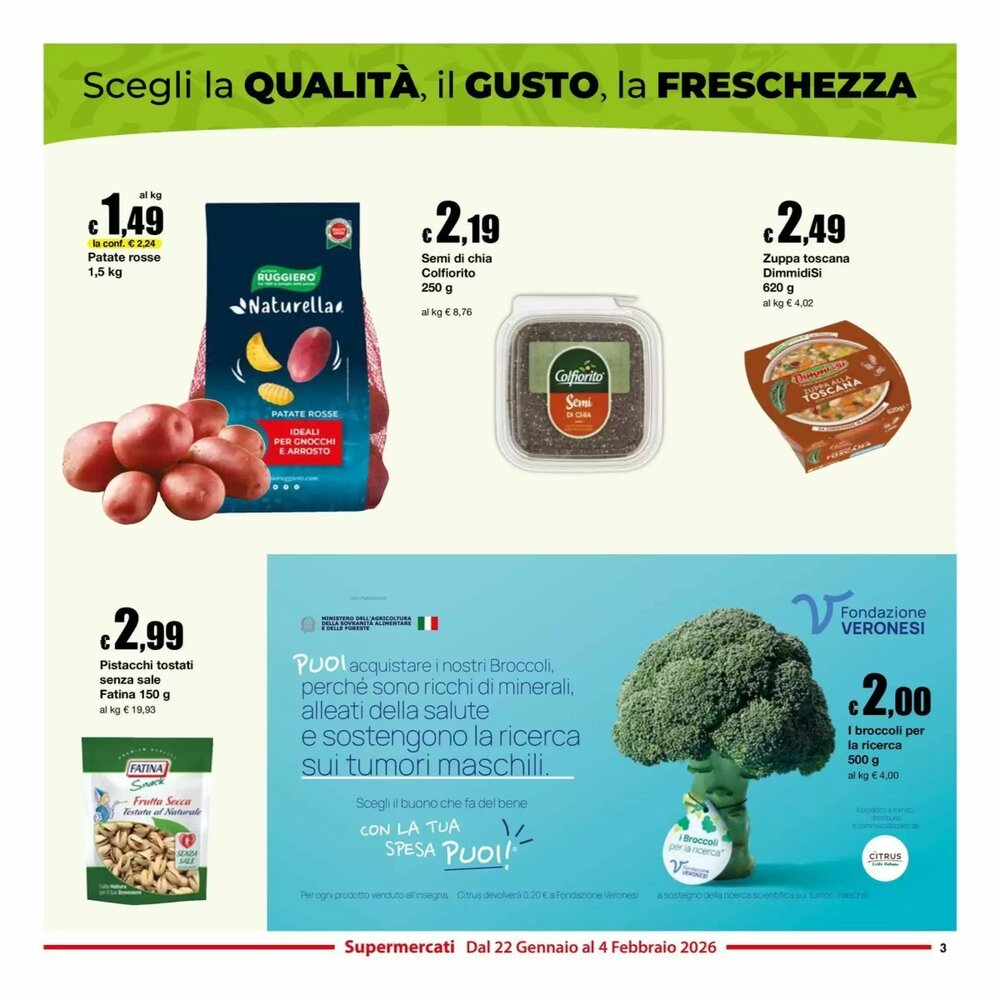 Volantino promozionale Sì con te  valide dal 22/01/2026 - Pagina 3.
