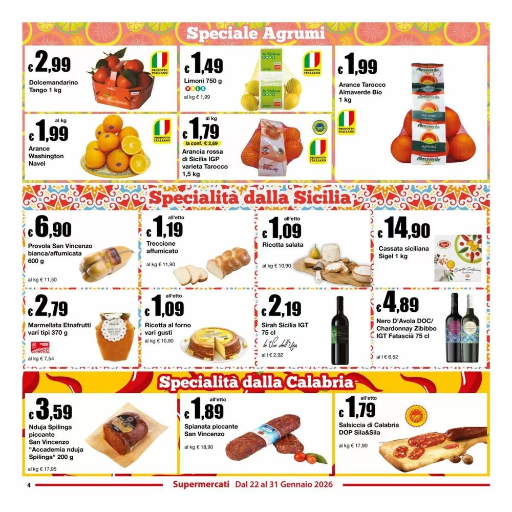 Volantino promozionale Sì con te  valide dal 22/01/2026 - Pagina 4.