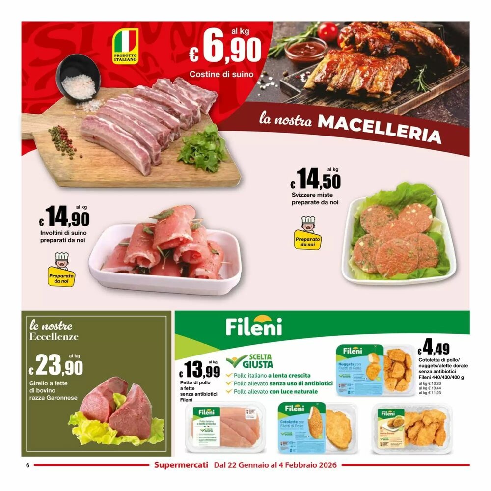 Volantino promozionale Sì con te  valide dal 22/01/2026 - Pagina 6.