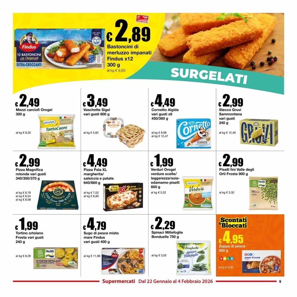 Volantino promozionale Sì con te  valide dal 22/01/2026 - Pagina 9.