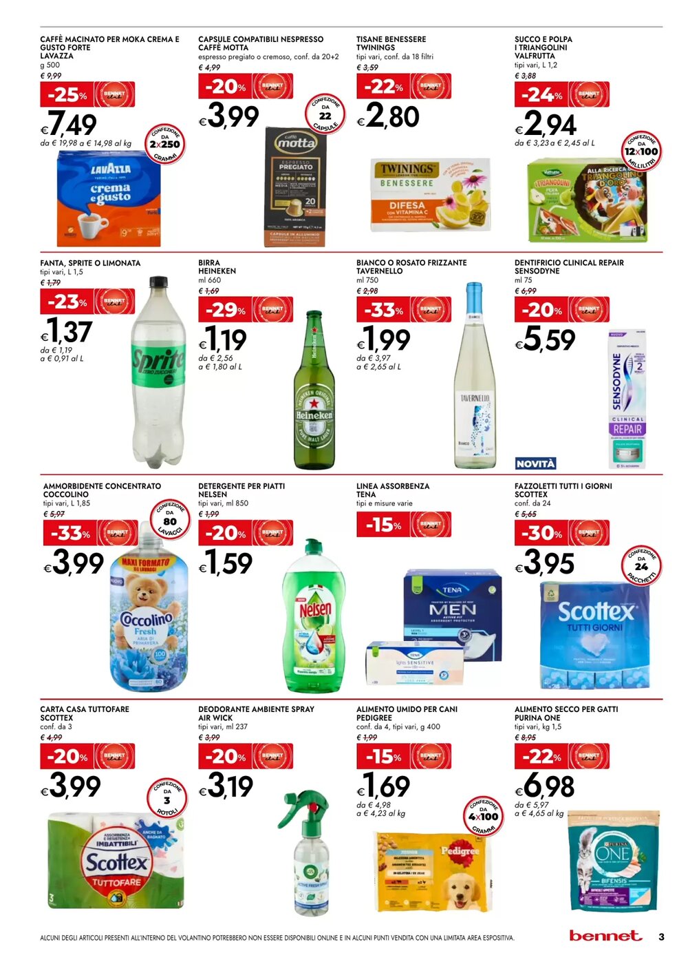 Volantino promozionale Bennet  valide dal 22/01/2026 - Pagina 3.