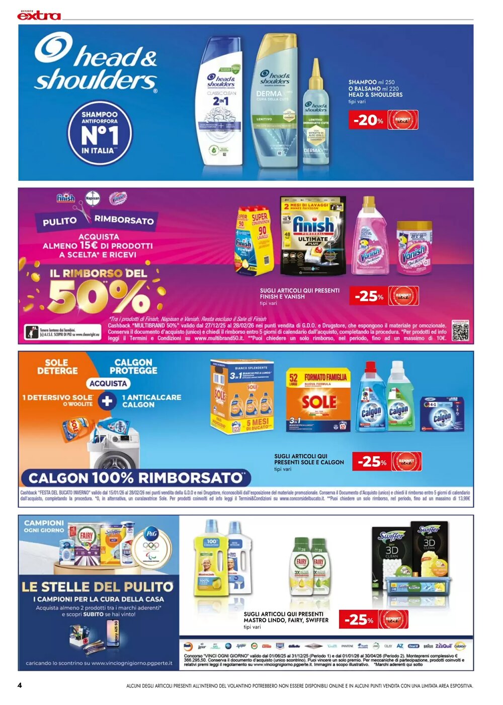 Volantino promozionale Bennet  valide dal 22/01/2026 - Pagina 4.