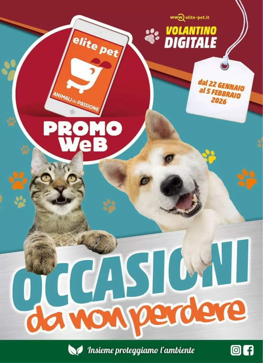 Volantino promozionale Elite Pet  valide dal 22/01/2026 - Pagina 1.