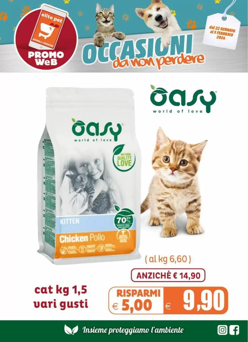 Volantino promozionale Elite Pet  valide dal 22/01/2026 - Pagina 9.