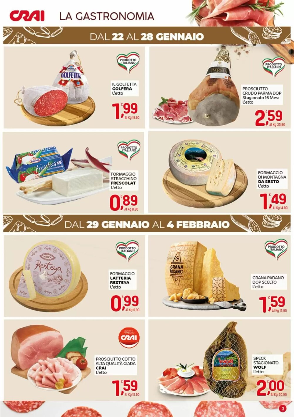 Volantino promozionale Crai  valide dal 22/01/2026 - Pagina 3.