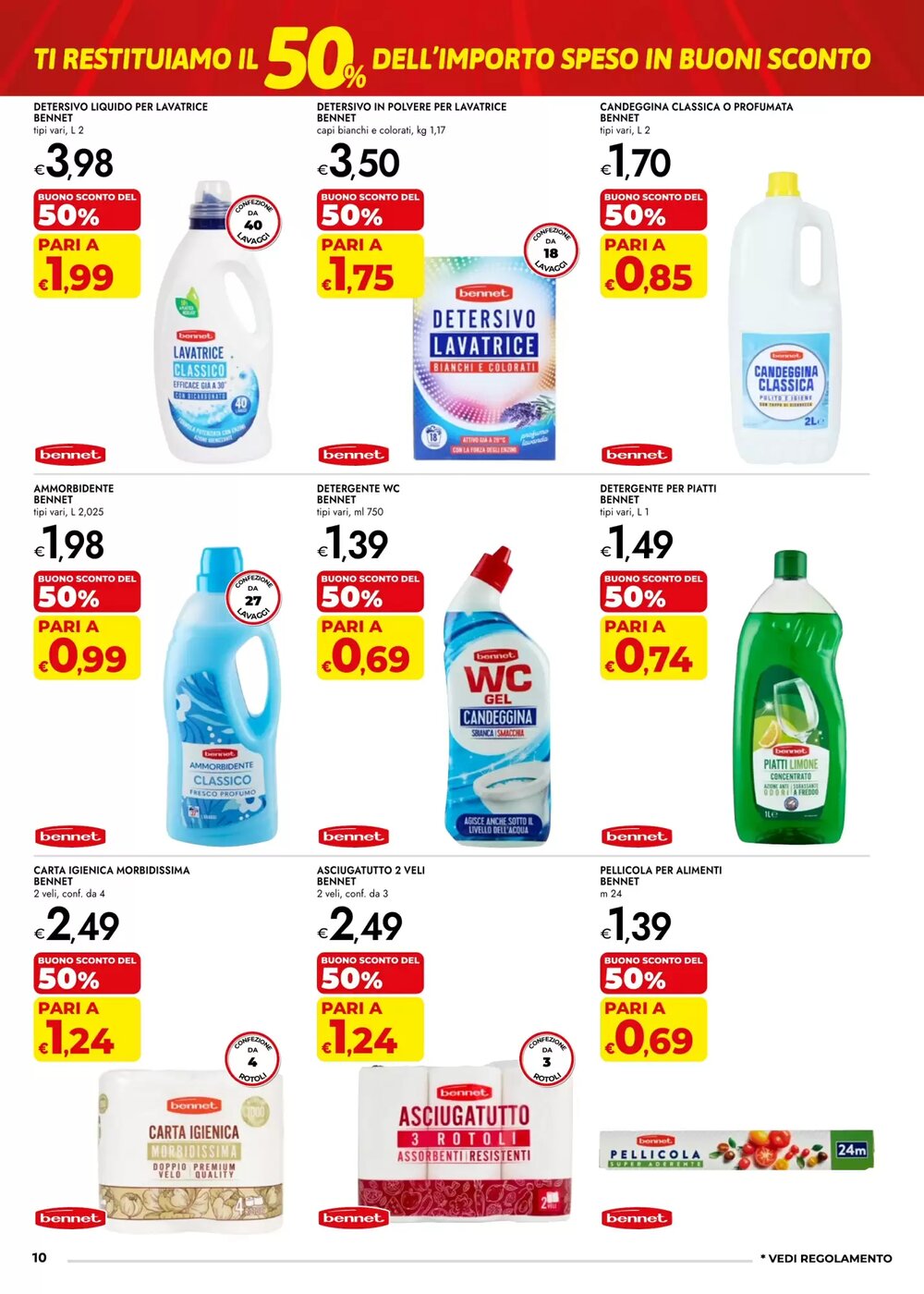 Volantino promozionale Bennet  valide dal 22/01/2026 - Pagina 10.