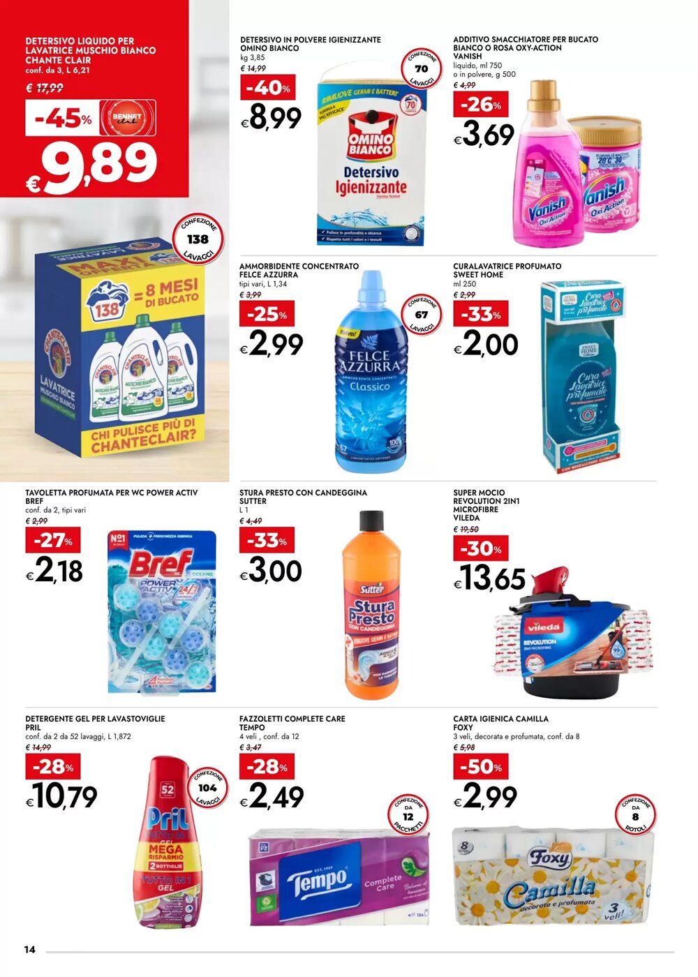 Volantino promozionale Bennet  valide dal 22/01/2026 - Pagina 14.