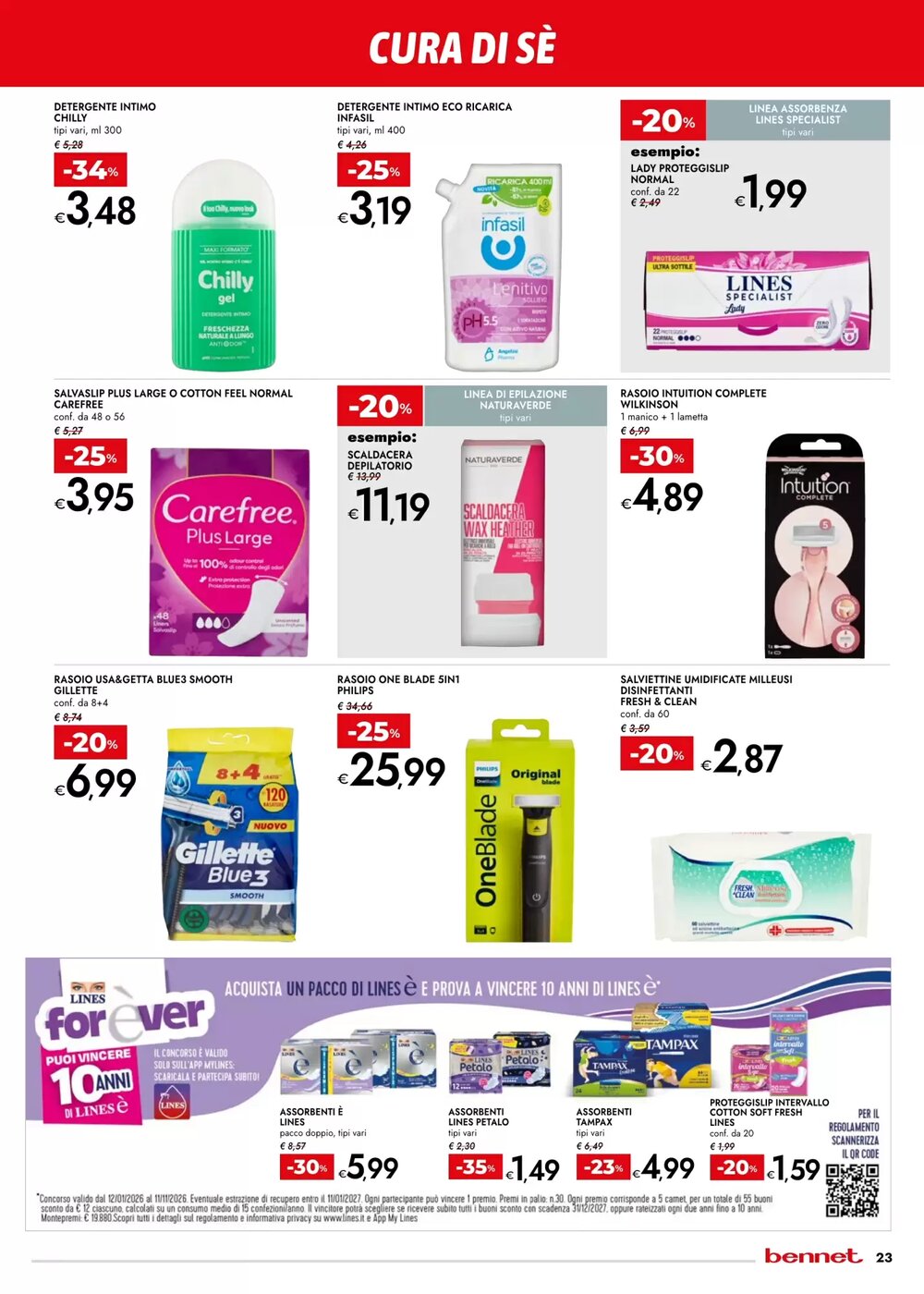 Volantino promozionale Bennet  valide dal 22/01/2026 - Pagina 23.