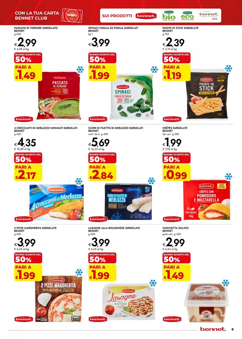 Volantino promozionale Bennet  valide dal 22/01/2026 - Pagina 9.