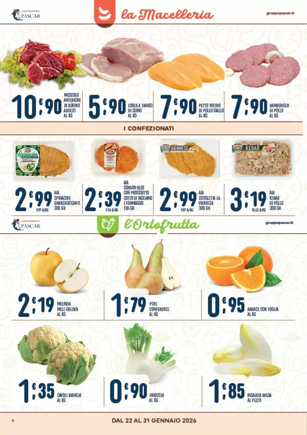 Volantino promozionale Gruppo Pascar  valide dal 22/01/2026 - Pagina 4.