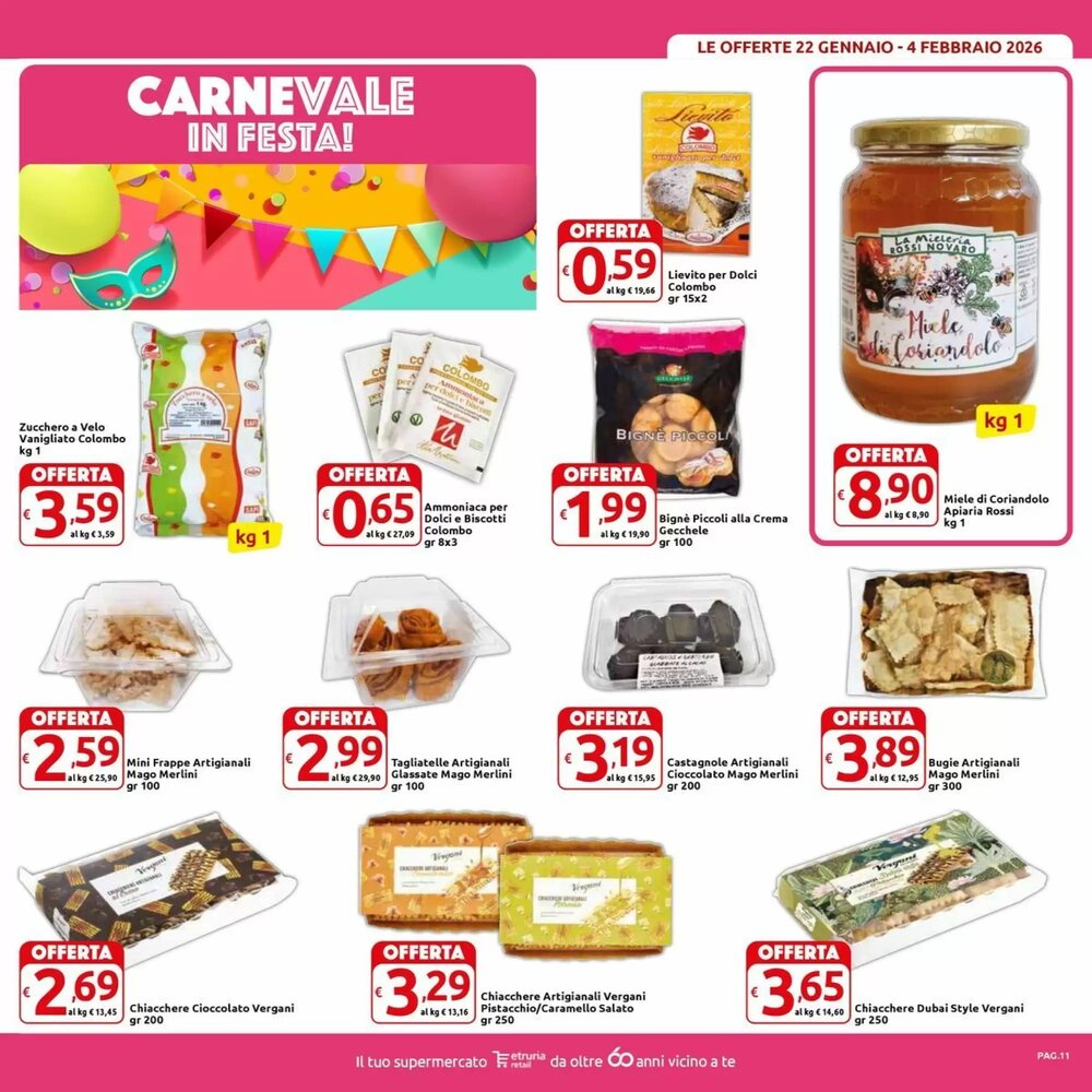 Volantino promozionale Carrefour Market  valide dal 22/01/2026 - Pagina 11.