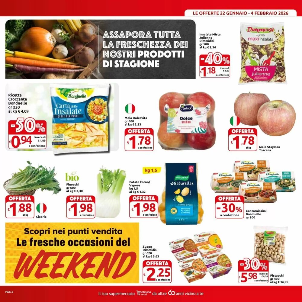 Volantino promozionale Carrefour Market  valide dal 22/01/2026 - Pagina 2.