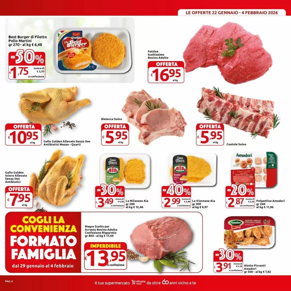 Volantino promozionale Carrefour Market  valide dal 22/01/2026 - Pagina 4.