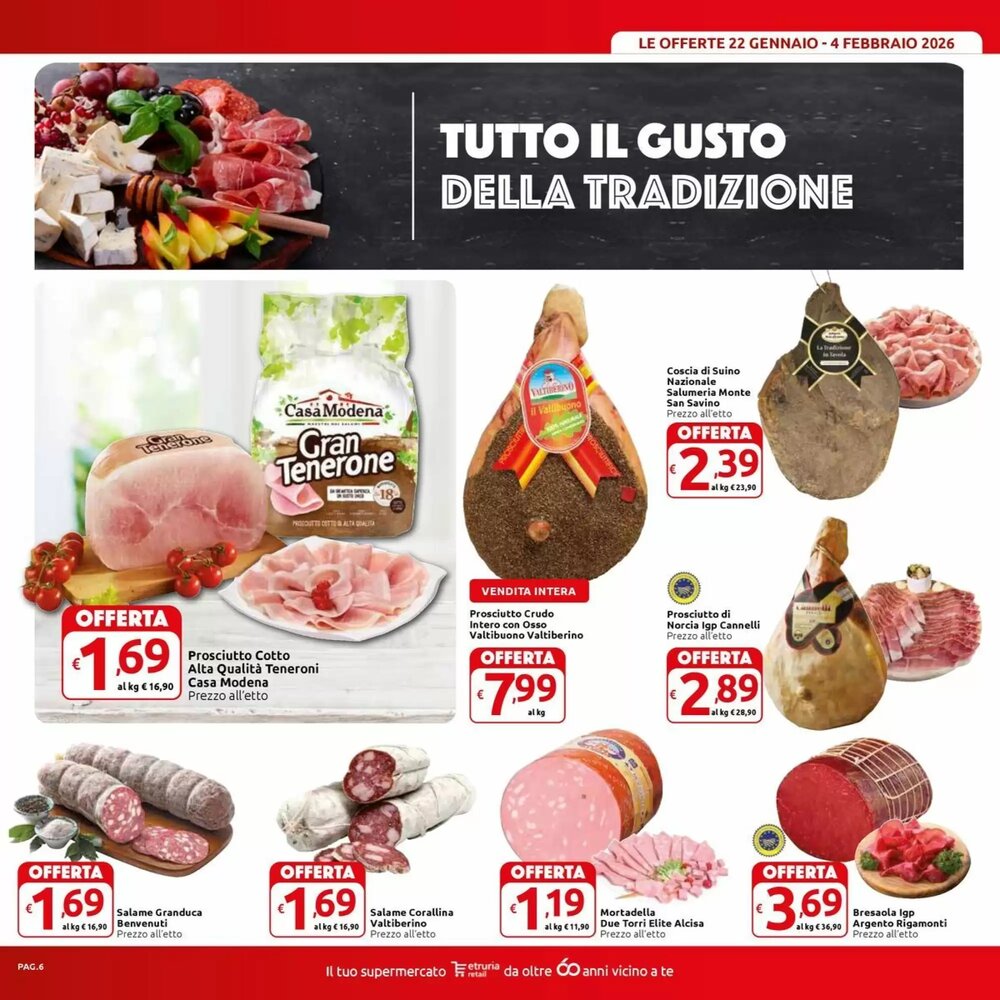 Volantino promozionale Carrefour Market  valide dal 22/01/2026 - Pagina 6.