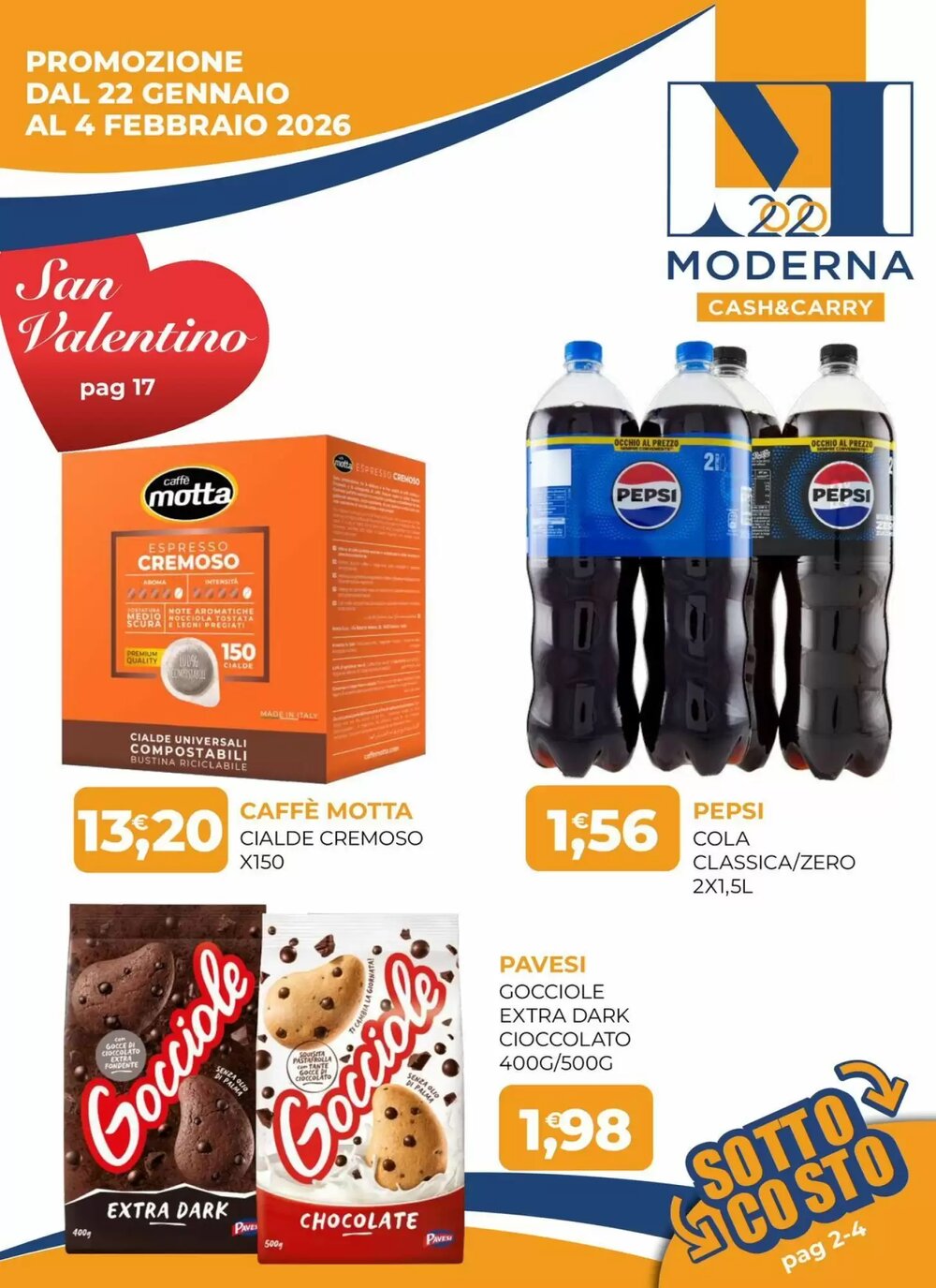 Volantino promozionale Moderna  valide dal 22/01/2026 - Pagina 1.