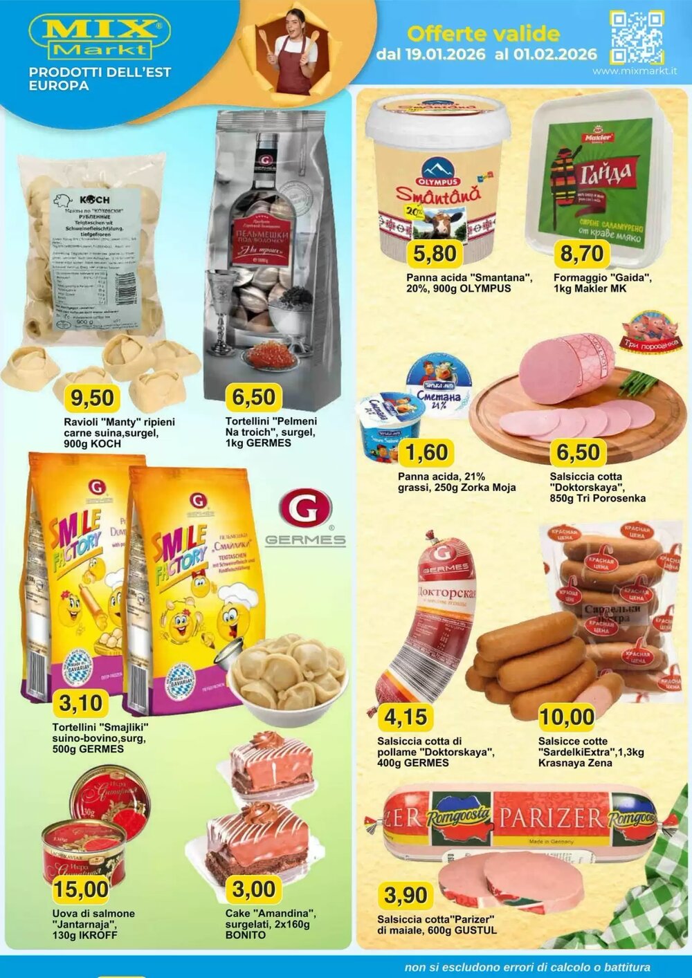 Volantino promozionale Mix Markt  valide dal 22/01/2026 - Pagina 1.