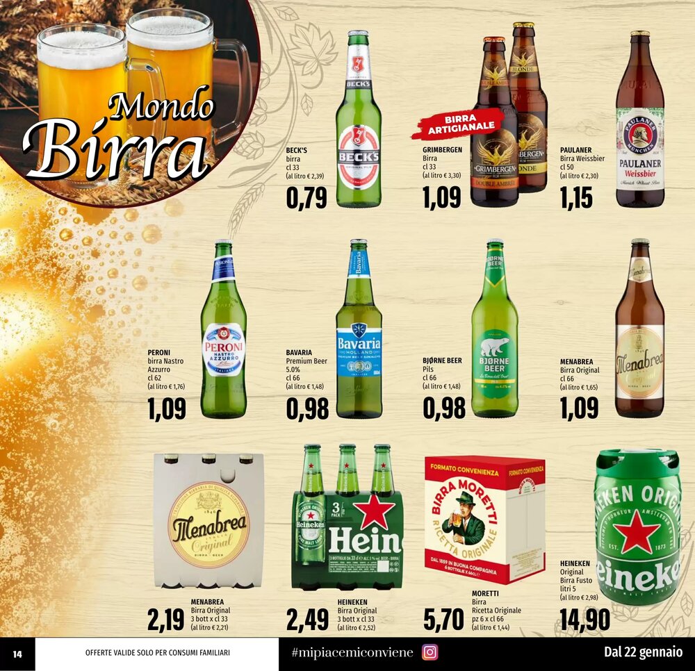 Volantino promozionale Emi Supermercati  valide dal 22/01/2026 - Pagina 14.