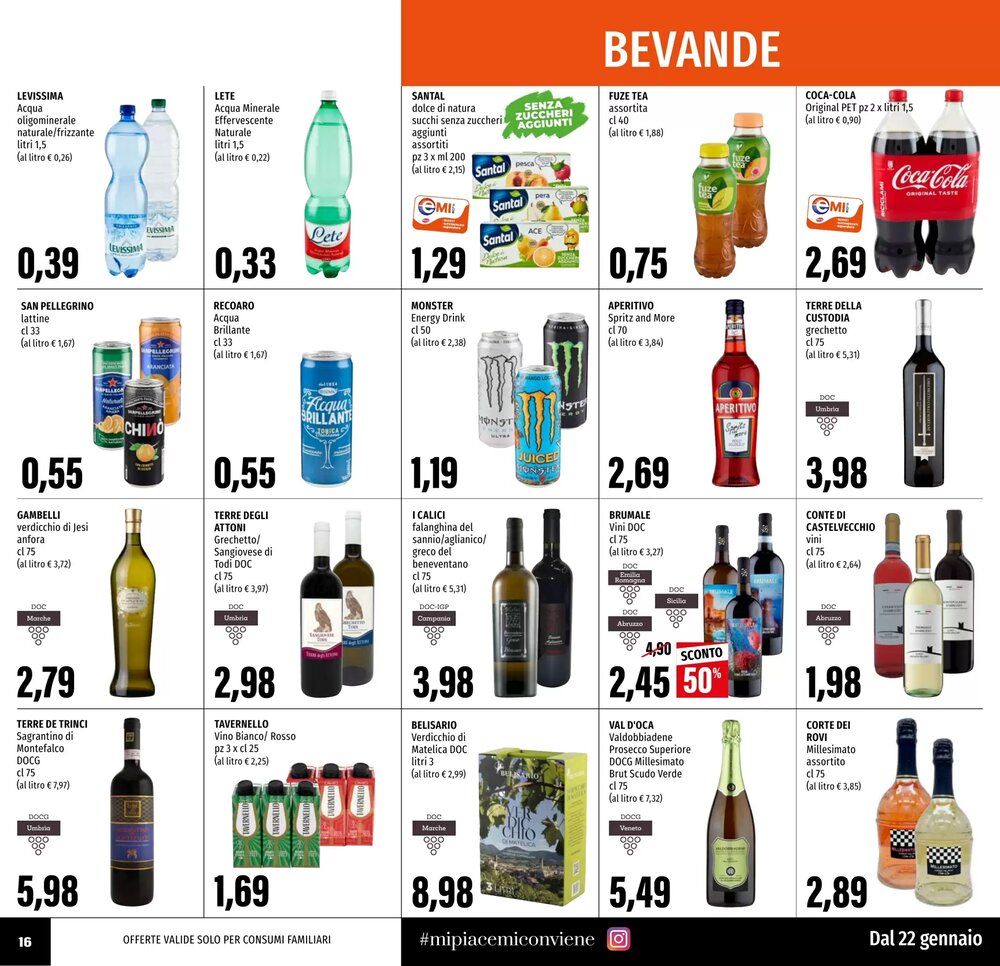 Volantino promozionale Emi Supermercati  valide dal 22/01/2026 - Pagina 16.