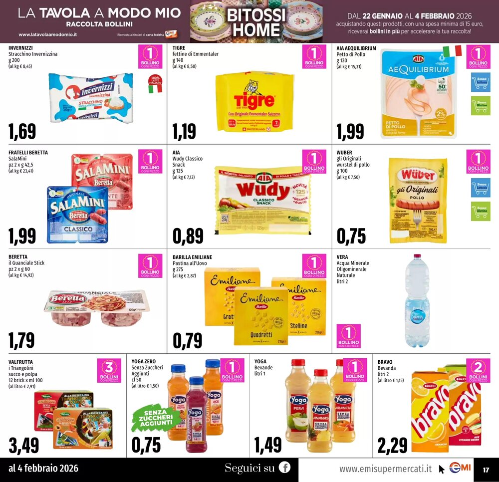 Volantino promozionale Emi Supermercati  valide dal 22/01/2026 - Pagina 17.