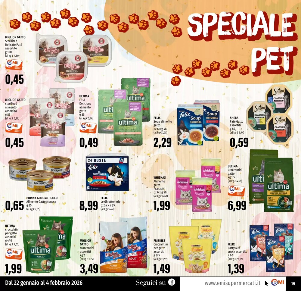 Volantino promozionale Emi Supermercati  valide dal 22/01/2026 - Pagina 19.