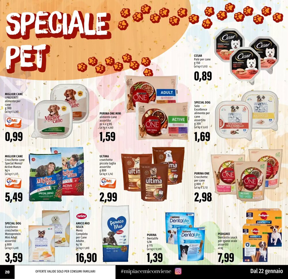 Volantino promozionale Emi Supermercati  valide dal 22/01/2026 - Pagina 20.