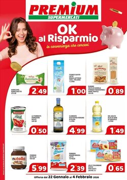 Volantino promozionale Premium Supermercati  valide dal 22/01/2026