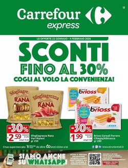 Volantino promozionale Carrefour Express  valide dal 22/01/2026